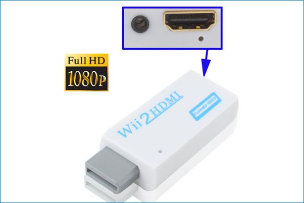 Adaptador HDMi Wii a 1080P, 3.0 Virtual - Tienda Online