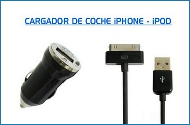 Cargador de Coche . iPhone , iPod