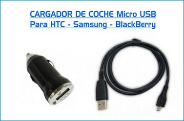 Cargador de Coche para HTC - Samsung - BB