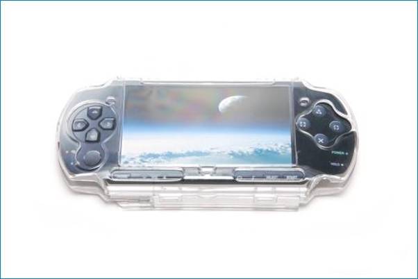 Funda rígida transparente transparente para la serie PSP (para PSP2000/3000)