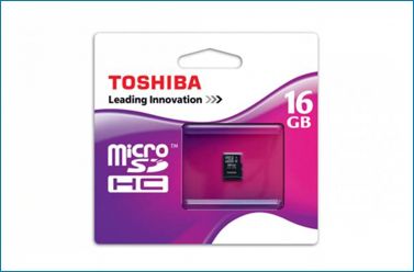 Tarjeta Micro SD Toshiba 16 GB . Clase 10