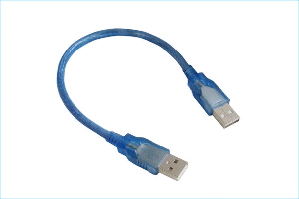 CABLE USB MACHO-MACHO 30 CM