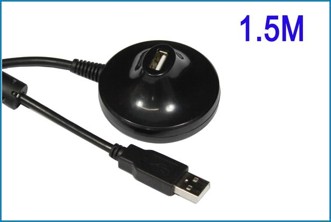 CABLE ALARGADOR USB2.0 1,5 METROS CON BASE