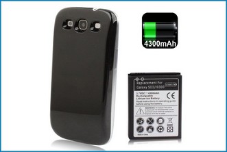 Batera Extendida para Samsung Galaxy S3 - Negra