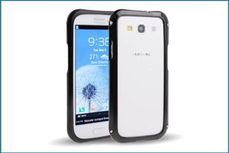 Bumper Aluminio para Samsung Galaxy S3 - Negro