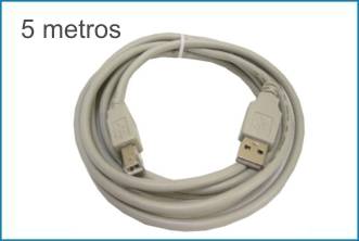 Cable USB 2.0 AM/BM para Impresoras 3m