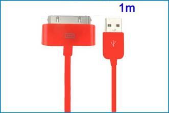 Cable USB para iPhone , iPad , iPod . Rojo