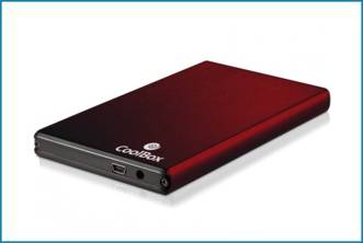 Caja Externa CoolBox 2.5" SlimChase USB 2.0 Roja
