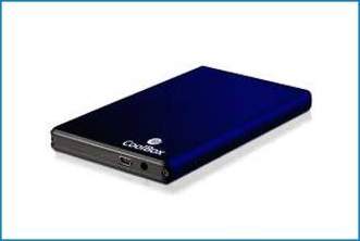Caja Externa CoolBox 2.5" SlimChase USB 2.0 Azul