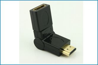 Adaptador HDMI Giratorio 180 Macho-Hembra