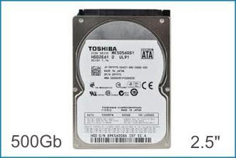 Disco duro Interno Toshiba 500Gb sATA2 2.5\"
