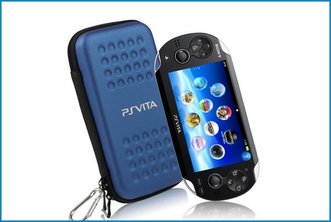 Funda rgida para PS Vita / PSP . Azul