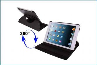 Funda Soporte Giratoria 360 para iPad Mini . Negra