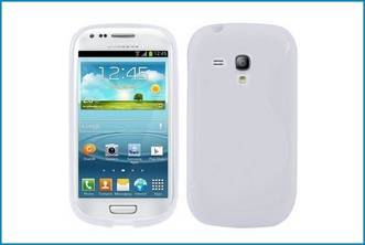 Funda TPU SL para Samsung Galaxy S3 Mini . Blanco