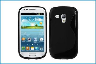 Funda TPU SL para Samsung Galaxy S3 Mini . Negra