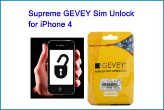 Tarjeta Gevey Supreme para iPhone 4