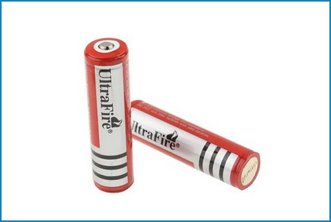 Bateria recargable UTF 3.7V 3000mA 18650 TRC Li-ion . Pack de 2