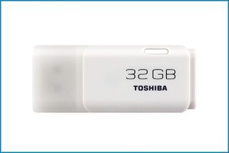 PENDRIVE TOSHIBA 32GB HAYABUSA BLANCO