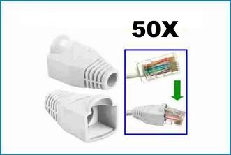 Protector Conector RJ45 Blanco - Pack 50 unds