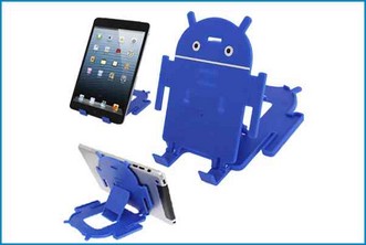 Clip Soporte Multifuncin iPad / Tablets / Mviles . ADROID Azul