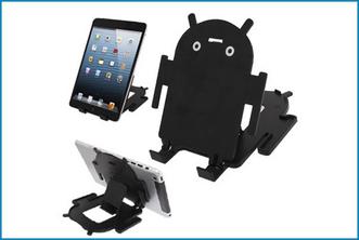Clip Soporte Multifuncin iPad / Tablets / Mviles . ADROID Negr