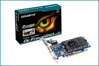 Tarjeta Grfica GigaByte GeForce 210 1GB DDR3