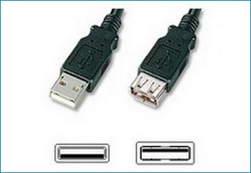 Cable USB 2.0 . AM-AF